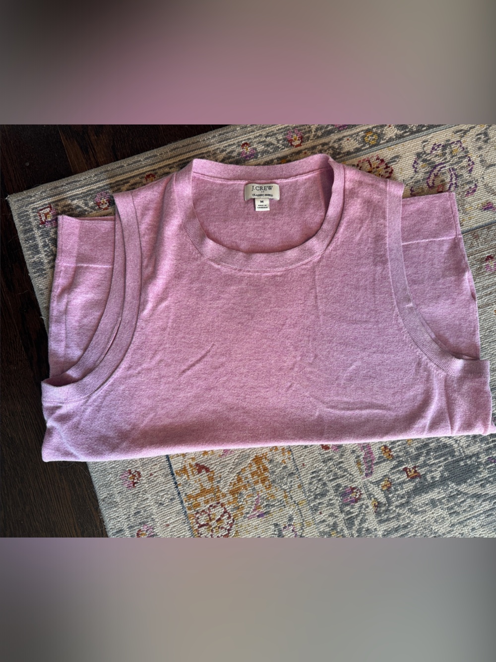 J. Crew Lavender Pink Classic Shell